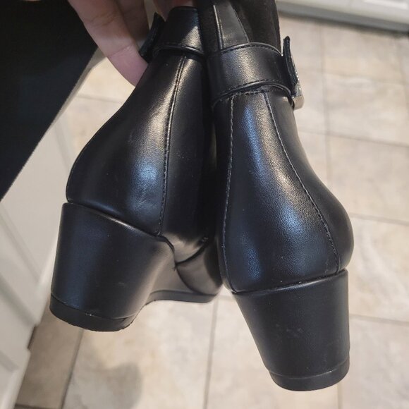 Giani Bernini*Leather & Suede Boots*Size 8* with Extended Calf* Barely Worn - Picture 9 of 10